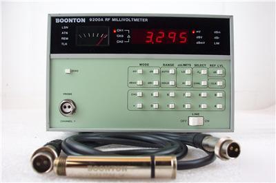 Boonton 9200A rf millivoltmeter w/ probe & opt. 01A-06