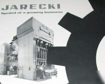 Jarecki machine and & tool engineering -2 1954 ads