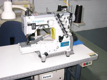 Kingtex coverstitch industrial sewing machine used