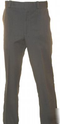 Darkgrey security pant 100% polyester with black stripe
