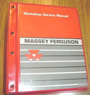 Massey ferguson 200 x series tractor workshop manual mf
