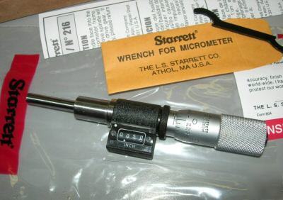 New in box starrett digital micrometer head 363L