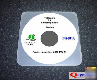 Tektronix tek S4 service - ops manual cd +