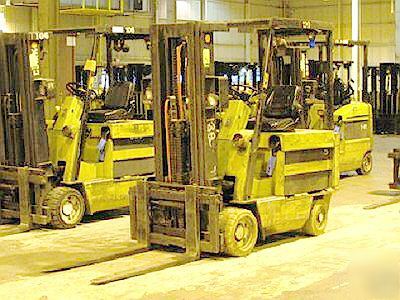 Clark electric forklift EC500-80B rotating carriage