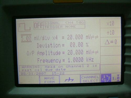 Fluke 9500B - 3200 oscilloscope calibrator workstation