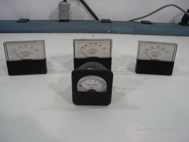 Icp ac amperes & volts panel meters