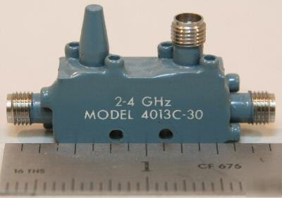 Narda sma coaxial coupler 30 db 2-4 ghz model 4013C-30