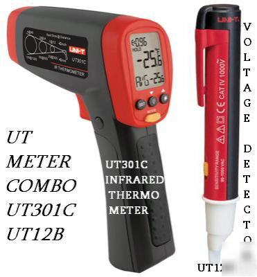 UT301C infrared thermometer and UT12B voltage detector
