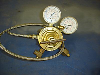 Victor equipment gas regulator gauge set 200/4500 psi