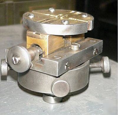 Vise w/ chuck,,ornamental, engineturning guilloche 