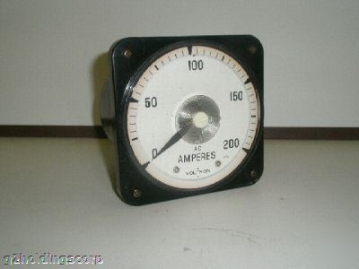 Voltron A4A 110 ac amperes ammeter