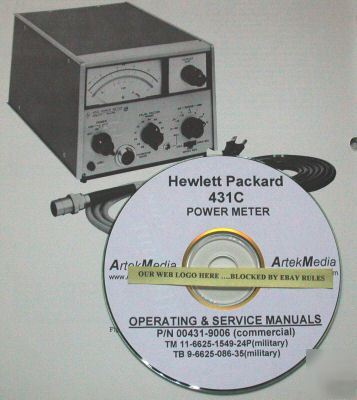 Hp 431C operating & service manual +extras (3 volumes)