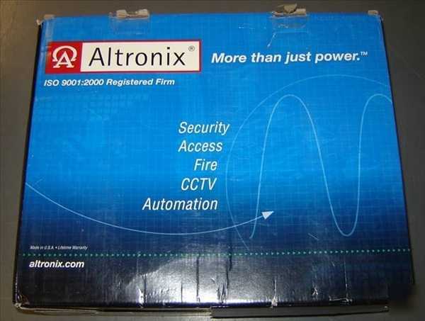 Altronix ALTV1224C ac/dc dual output power supply 