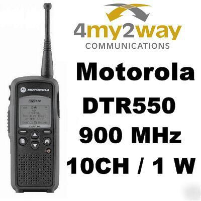 Motorola DTR550 digital 900 mhz 10CH 1W portable radio