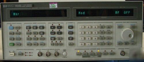 Hp 8644B signal generator, 252 khz - 2 ghz, w/ opt. 002