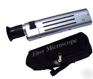 New 200X fiber optic inspection microscope w/ 2.5MM cap
