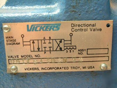 Vickers directional control valve DG17S4 102R1