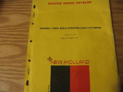 New holland model 1469 haybine parts catalog