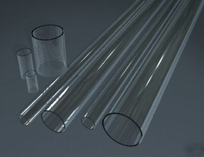 Clear acrylic plexiglas tube 2-3/4 odx 2-1/2 id X11-7/8
