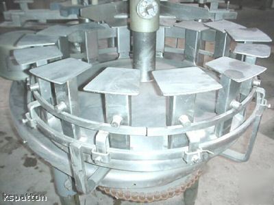 Cemac 14 valve rotary bottle filler stainless steel