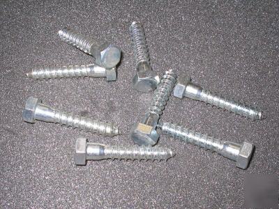2,200 lag screws - zinc plated size: - 1/4 x 1-1/2