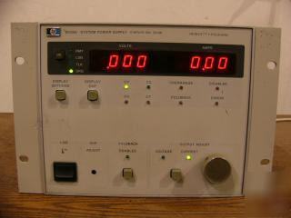 Hp 6038A system power supply 0-60V / 0-10A, 200 w