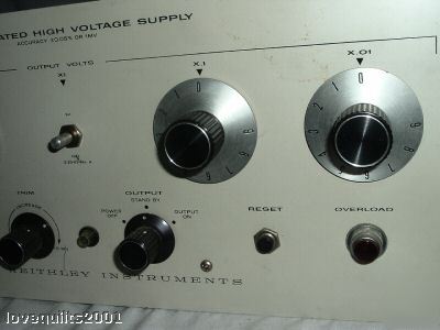 Keithley instruments 241 regulated high voltage supply