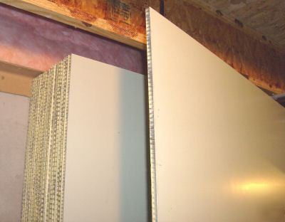 Teklam aluminum honeycomb panels - invented by nasa