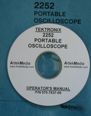 Tektronix 2252 portable oscilloscope operator's manual