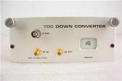 Tektronix TDC4 fixed channel down converter opt. 3/11