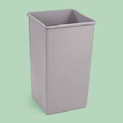50 gallon square container receptacle-rcp 3959 gra