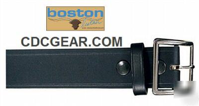 Boston leather garrison belt- basketweave/brass 32