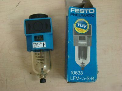 Festo lfm-1/4-s-b filtro regulator serie 3057, =