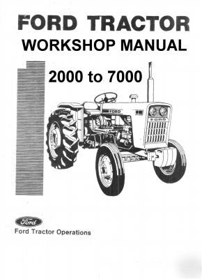 Ford tractotr manuals 2000 to 7000 digital delivery
