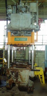 40 ton ph hyd & auto inc 4-post hyd trim press #23388