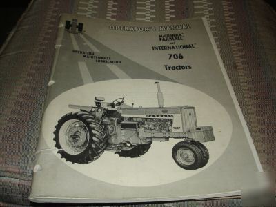 International 706 tractor operators manual clean