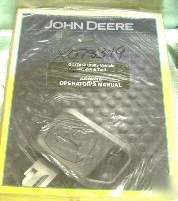 John deere 4X2 6X4 trail gator owners operator's manual