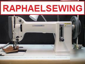 Techsew long-arm industrial saddle sewing machine