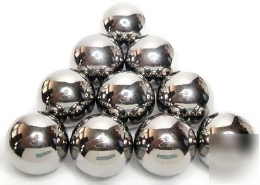 Ten 25MM dia. 304 stainless steel bearing balls