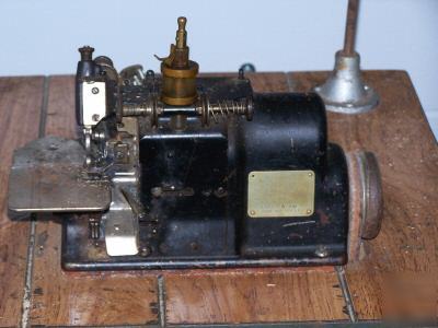 Vintage merrow electric commercial sewing machine 