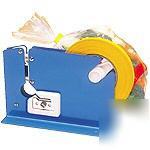 Bag tape taper, closer, or sealer for ice bags
