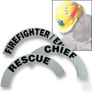 Fire police helmet crescents(1 set of 2 crescents) 