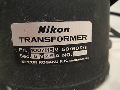 Nikkon transformer 6V @ 2.5A variable voltage