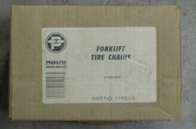 Peerless forklift tire chains - 6.90/6.00-9 #1190010