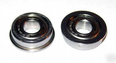 (10) SFR4-zz stainless steel flanged bearings,1/4 x 5/8