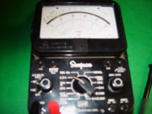 Simpson 260 series 8 volt-ohm-milliammeter mint