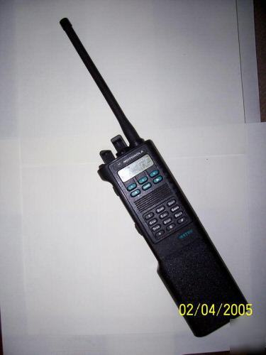 Vhf astro saber iii P25 des-xl, battery and antenna 