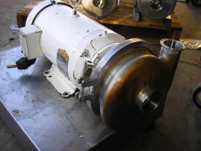 Waukesha ss centrifugal pump model 2065 7-1/2 hp