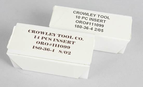 Wholesale lot of 24 pc crowley carbide forms 180-36-4