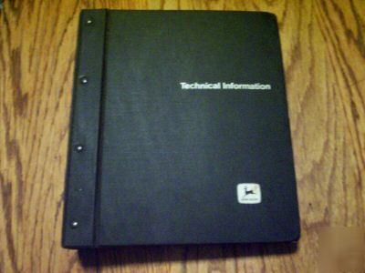 John deere 850,900HC,950,&1050 tech manual tm-1192 